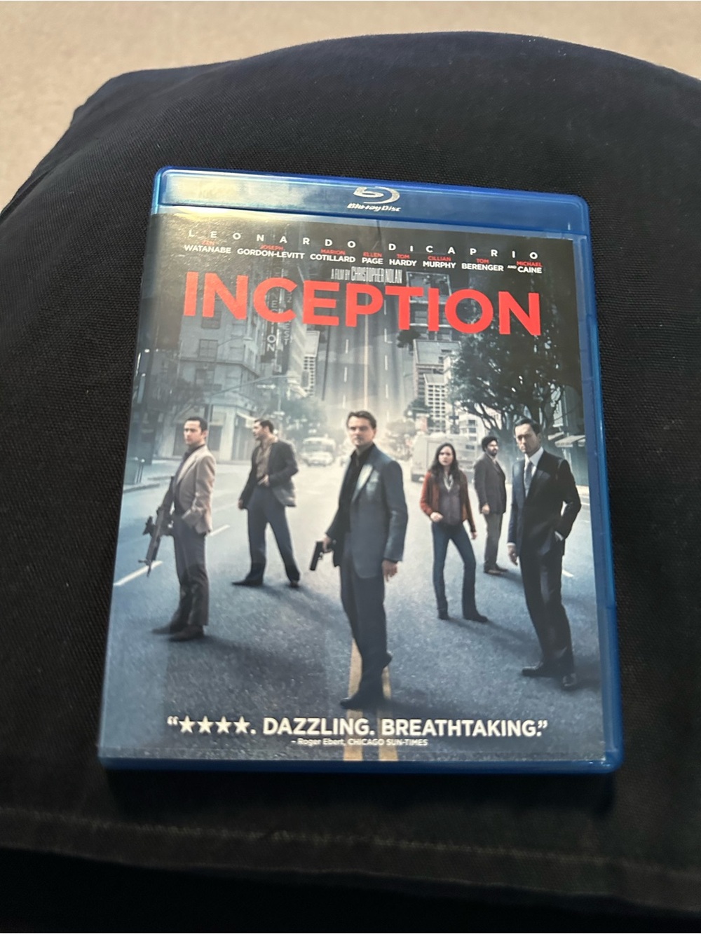 Inception Blu-ray Movie Case - Blue, Red, Gray